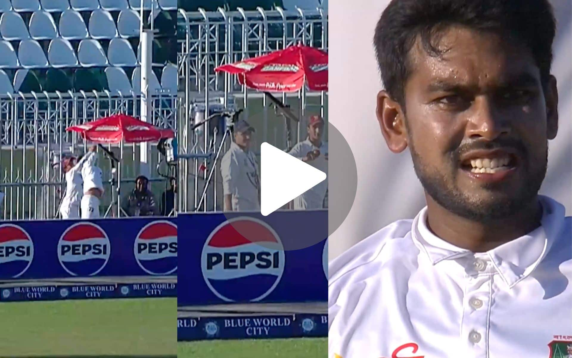 [Watch] Pakistan's Future In Safe Hands; Ball Boy Steals The Show As Abrar Hits Mehidy For A Maximum